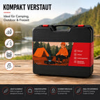 Camping Gaskocher mit Piezo-Zündung | Wahlweise mit 8 Gaskartuschen