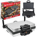Neudorf Lahmacun Makinesi Multigrill 2000W | Elektro Kontaktgrill & Toaster mit Antihaftbeschichtung – Vielseitig für Lahmacun, Pizza, Fleisch & Gemüse