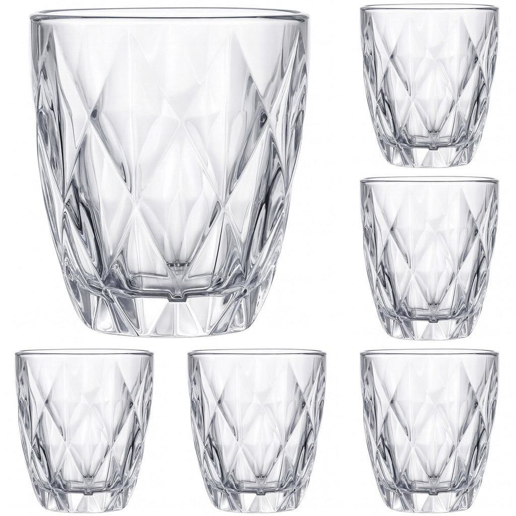 Premium Trinkgläser Set, 270 ml Elegante Wassergläser und Saftgläser, Ästhetische Drinking Glasses, Spülmaschinenfest, Ideal für Wasser und Saft