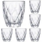 Premium Trinkgläser Set, 270 ml Elegante Wassergläser und Saftgläser, Ästhetische Drinking Glasses, Spülmaschinenfest, Ideal für Wasser und Saft