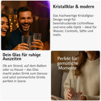 Trinkgläser Set – Wassergläser im Ananas Design – 310 ml Kristalloptik Gläser für Wasser, Saft, Longdrinks & Cocktails – Spülmaschinengeeignet & robust