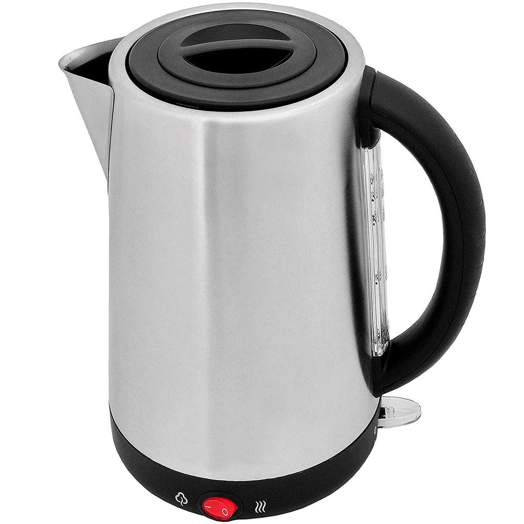 Teekocher Elektrischer Teebereiter 2-Stöckig Warmhaltefunktion Caymatik Wasserkocher mit Sieb 2200 Watt 2,7 Liter