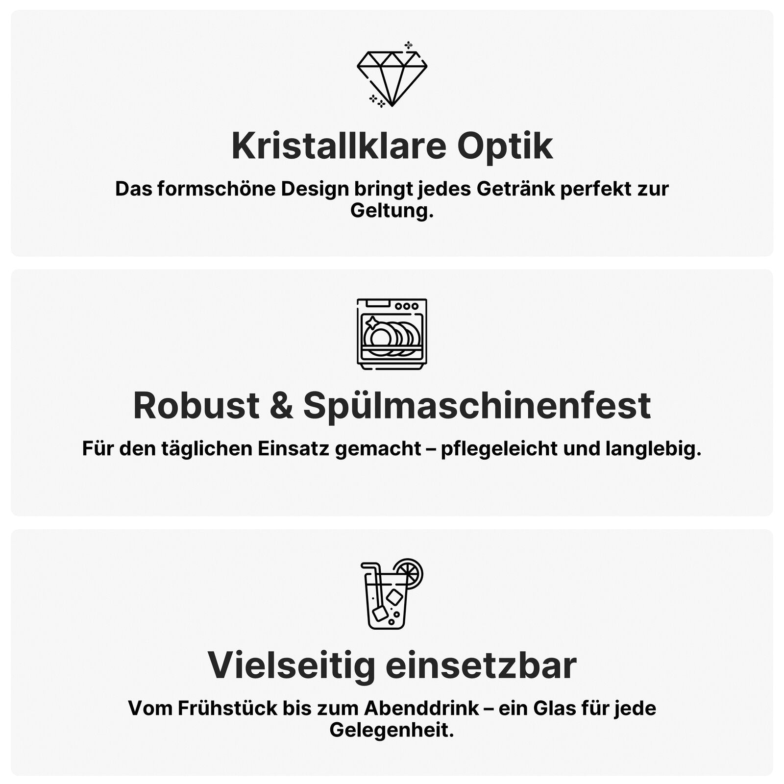 Trinkgläser Set, 330 ml Elegante Wassergläser und Saftgläser, Ästhetische Drinking Glasses, Spülmaschinenfest Flechtmuster