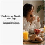 Trinkgläser Set, 330 ml Elegante Wassergläser und Saftgläser, Ästhetische Drinking Glasses, Spülmaschinenfest Flechtmuster