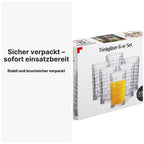Trinkgläser Set, 330 ml Elegante Wassergläser und Saftgläser, Ästhetische Drinking Glasses, Spülmaschinenfest Flechtmuster