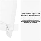 Schiebevorhang blickdicht 2er-Set mit Klettband – Moderner Flächenvorhang waschbar & pflegeleicht