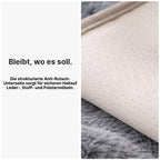 Plüsch Sofaüberwurf mit Anti-Rutsch-Unterseite – Einzelelement frei wählbar (Sitz, Rücken, Armlehne oder Kissenbezug)