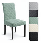 Stuhlhusse Stretch Esszimmerstuhl Bezug elastisch waschbar Jacquard Stuhlbezug universell passgenau