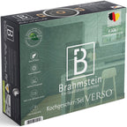 13-teiliges Kochtopf-Set Schwarz | Topfset Pfannenset Induktion | Kochtöpfe, Induktionspfannen, Pfanne 24 cm, Pfanne 28 cm | Kochtopf Induktion und Töpfe Set