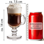 Irish Coffee Gläser mit Henkel (6er Set) - 227 ml - Ideal für Latte, Whisky, Glühwein & Heiße Schokolade