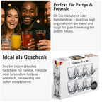 Trinkgläser Set Wassergläser und Saftgläser Set, Spülmaschinenfest, Ästhetische Wasserglas und Drinking Glass Kollektion, für Wasser und Saft, Wasser Gläser Set