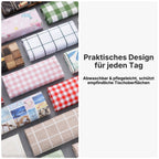 Wachstuch Tischdecke abwaschbar – pflegeleicht & wasserdicht – PVC mit Vliesrücken - Marmor grau
